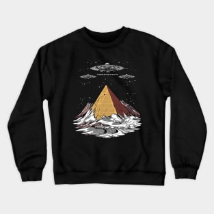 Antarctica Pyramid Aliens Crewneck Sweatshirt